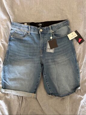 LuLaRoe Medium Wash Denim Bermuda Shorts - Blue